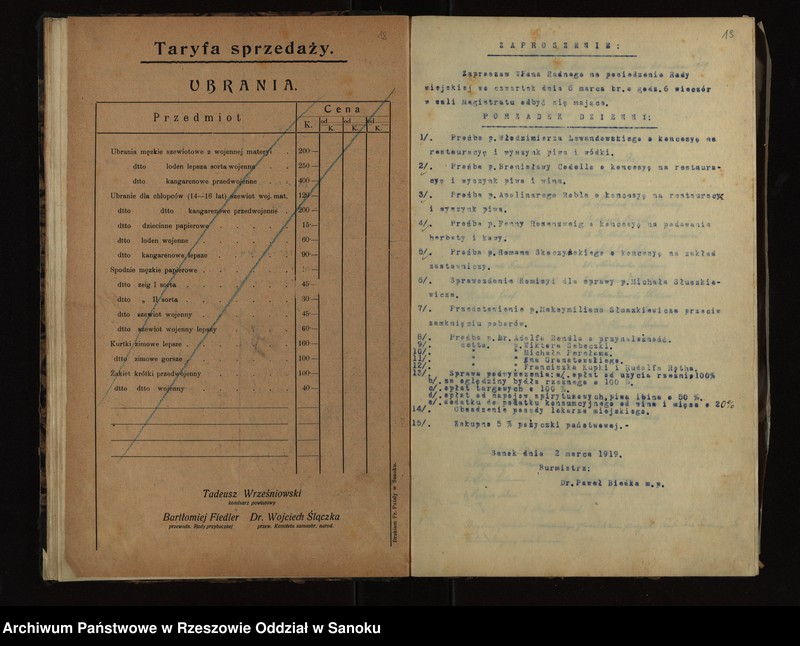 image.from.unit.number "Protokoły posiedzeń Rady Miejskiej w Sanoku"