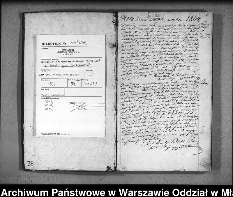 image.from.unit.number "Akta urodzeń, małżeństw i zgonów"