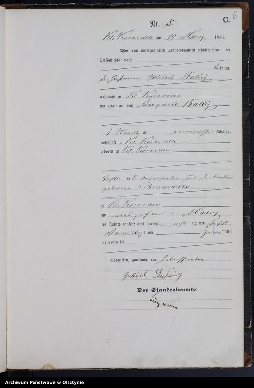 image.from.unit.number "Sterbe-Haupt-Register Nr 1 - 24"