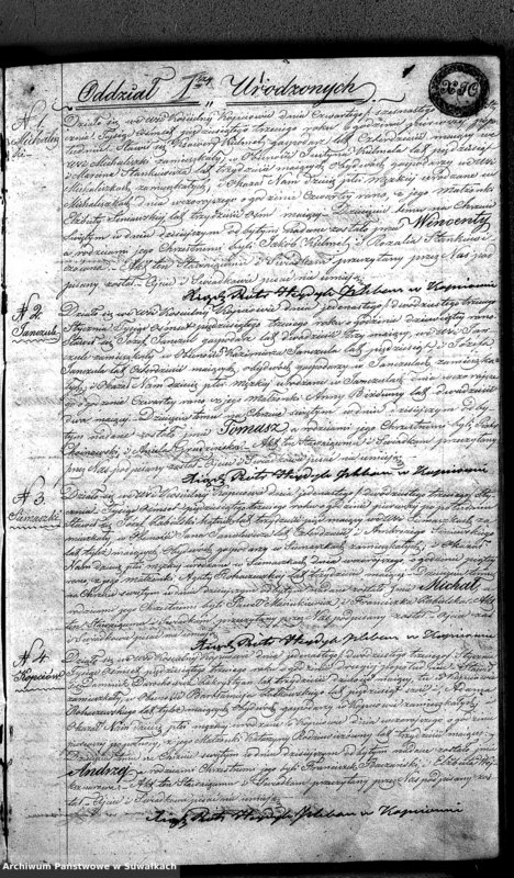 image.from.unit.number "Duplikat Aktów Urodzenia, Małżeństw i Zejścia Parafii Kopciowo R. 1853"
