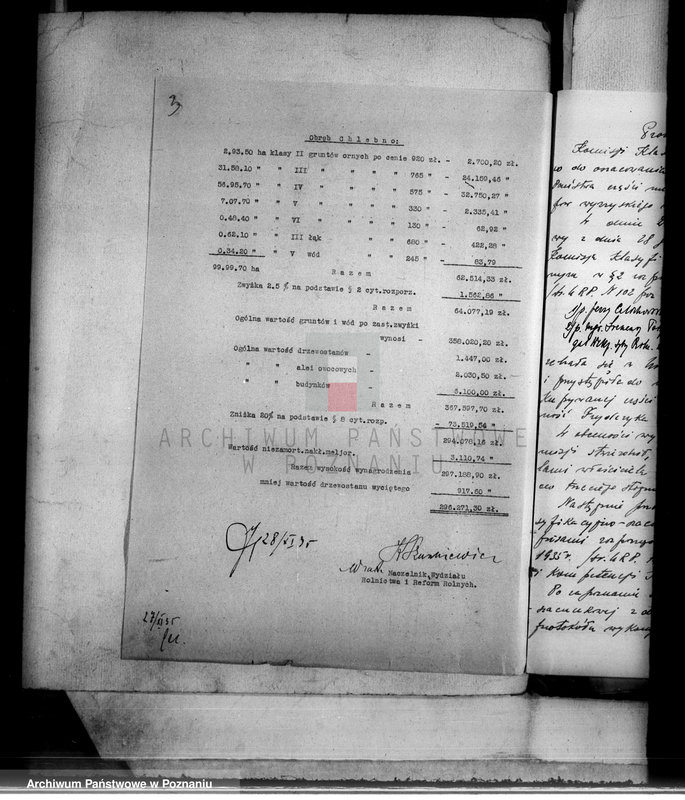 Obraz 7 z jednostki "Oszacowanie wykupionych gruntów majątku Łobżenice powiatu wyrzyskiego"