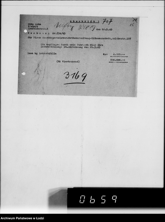 Obraz 20 z jednostki "I a Kauf-Aufträge. A-J. [Przybory szewskie i techniczne]"