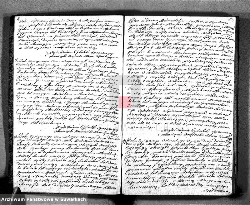 Obraz 5 z jednostki "Ta księga Małżeństw Honorowa Parafij Liszkowskiey"