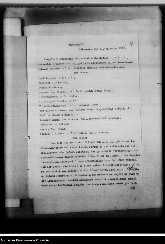 image.from.unit.number "[Korespondencja w sprawie zaginionych ksiąg kościelnych parafii katolickiej Rynarzewo powiat szubiński, województwo bydgoskie]"