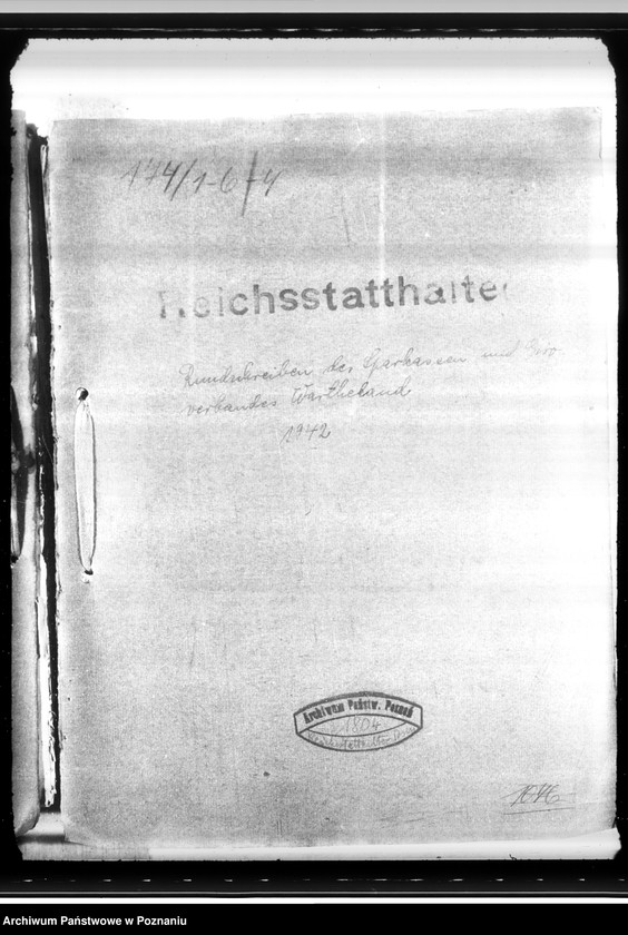 Obraz 4 z jednostki "Rundschreiben der Sparkassen und Giroverbandes Wartheland"