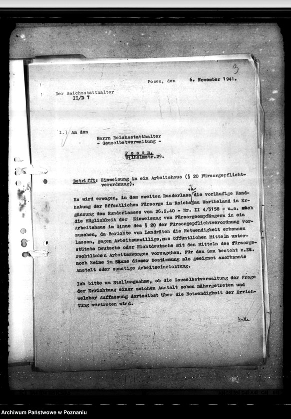 Obraz 7 z jednostki "Einwesung ins Arbeitshaus"