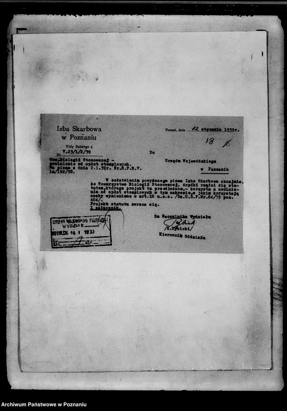 Obraz 20 z jednostki "/Towarzystwo Krzewienia Zasad Życia i Gospodarki zgodnie z Przyrodą w Poznaniu/"