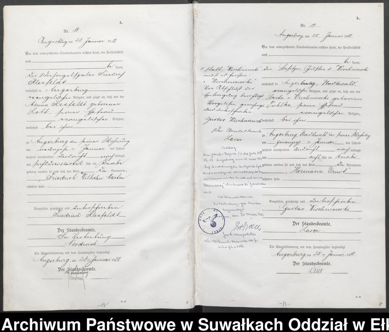 image.from.unit.number "[Geburts-Neben-Register des Preussisches Standes-Amtes Angerburg Kreis Angerburg]"