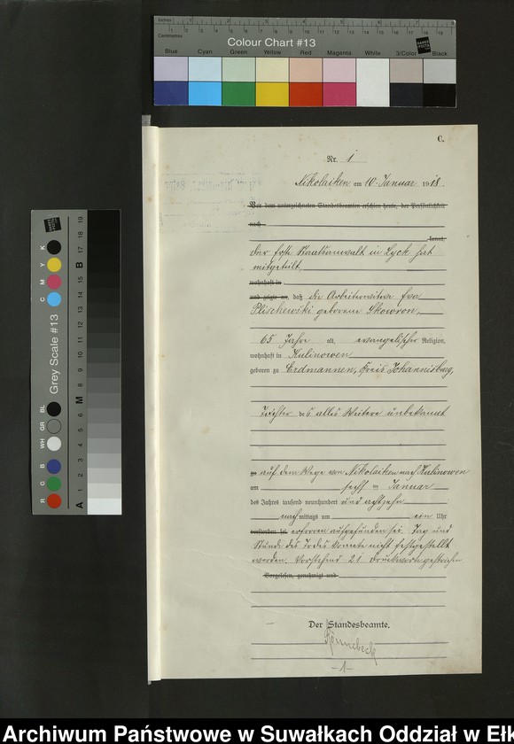 image.from.unit.number "Sterbe=Haupt=Register des Königlichen Preussischen Standes-Amtes Nikolaiken Kreis Sensburg"