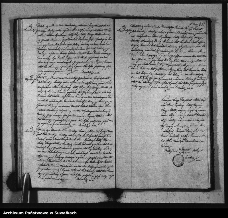 image.from.unit.number "Duplikat Aktów Urodzonych, Zaszlubionych i Umarłych Sekty Filiponów Okręgu Hutta 1846 r."