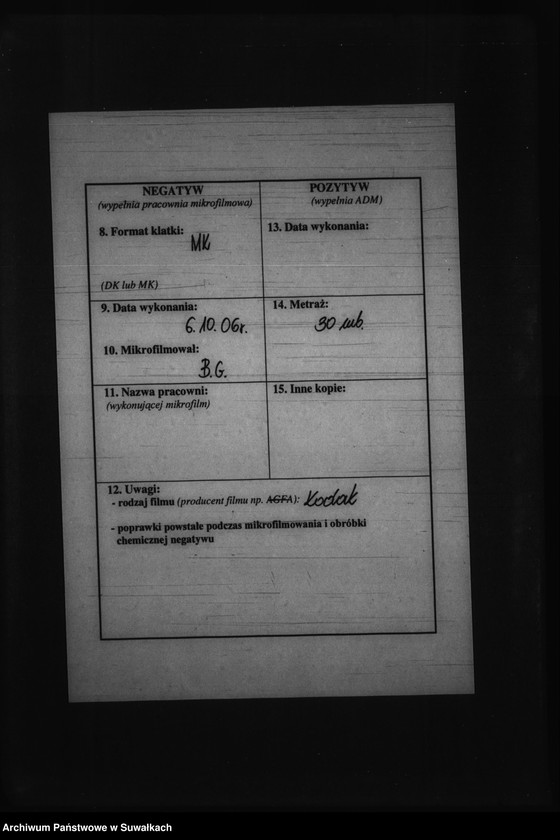 image.from.unit.number "Dokumenty k Aktam Brakosočetavšichsja v 1884 godu Bakalarževskogo Rimsko- Katoličeskogo Prichoda."