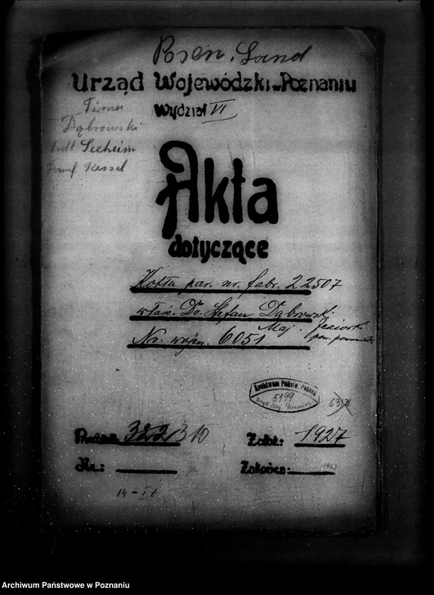 Obraz 4 z jednostki "Krochmalnia w Trzcielinie powiat poznański własność Dr S Dąbrowski nr woj. 6051"