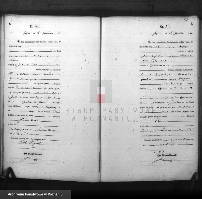 Obraz 18 z jednostki "Księga urodzeń t. I"