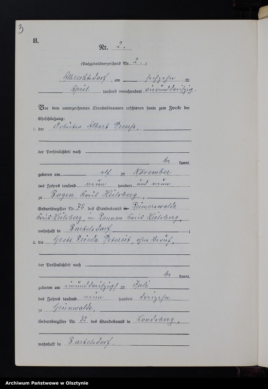 image.from.unit.number "Heiraths-Neben-Register Nr 1 - 16 [ Księga małżeństw - wtóropis ]"