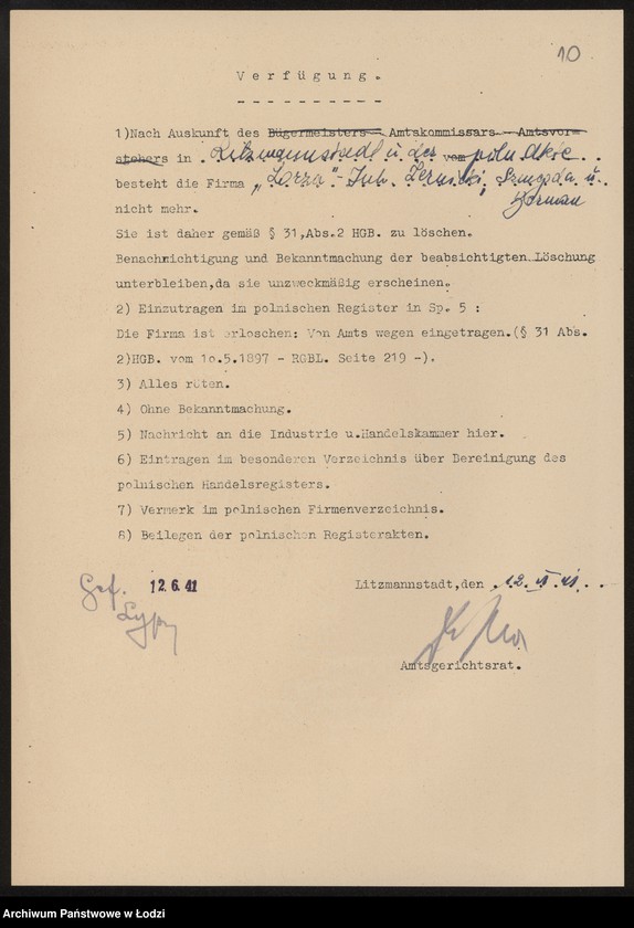 Obraz 12 z jednostki "Zorza – Josek Żernicki, Andrzej Szmegda, Gerszek Berman – fabryka gilz"