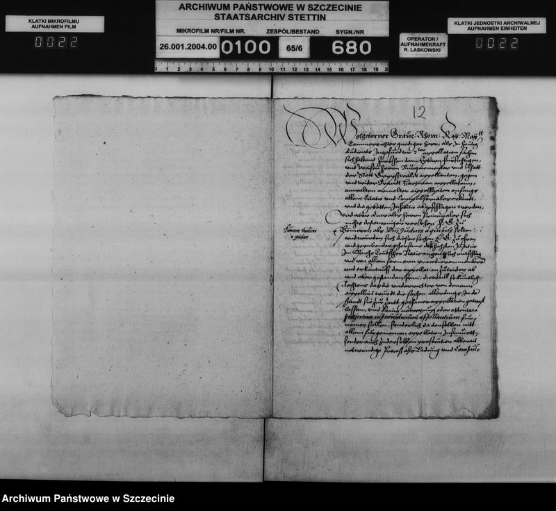 image.from.unit.number "Bürgermeister und Rat zu Greifswald / Brand Hertmann in Greifswald: Beschlagnahme eines Schiffes und Verbot des Handels."