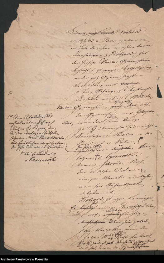 Obraz 6 z jednostki "A. betr. Ludwig Kotzold, Stud. med."