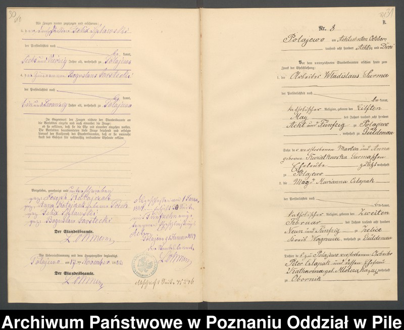 Obraz 18 z jednostki "Księga małżeństw"