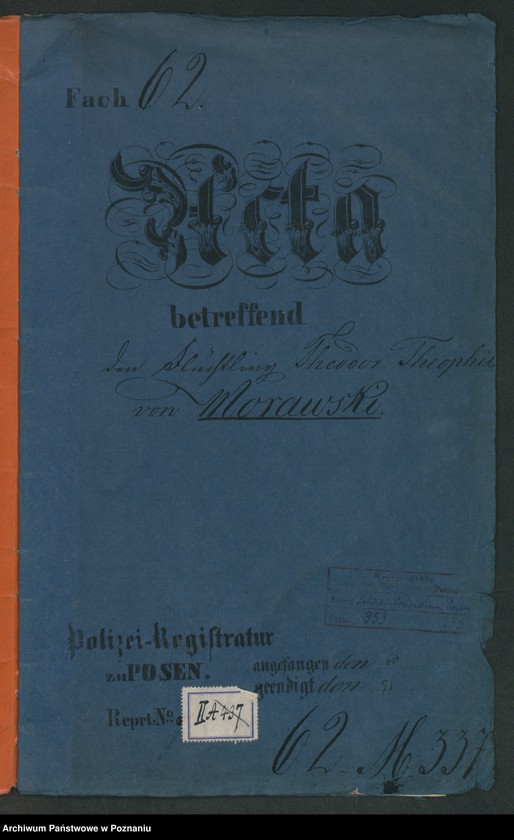 Obraz 2 z jednostki "A. betr. Theodor Theophil von Morawski"