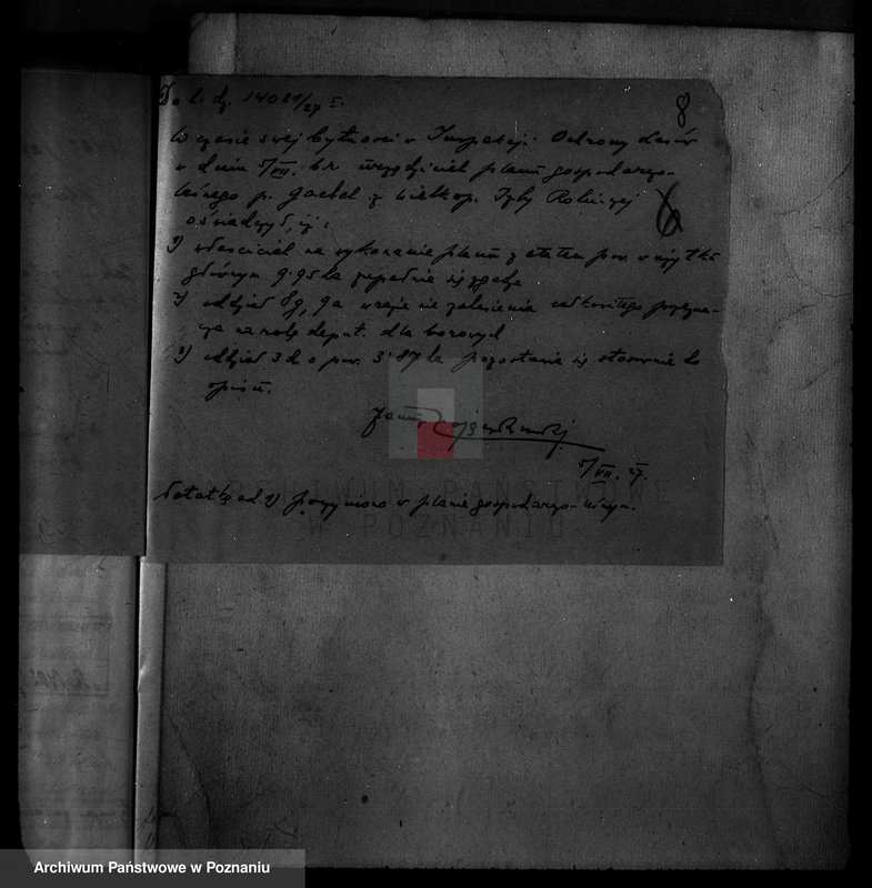 Obraz 12 z jednostki "Majętność /leśna Ossowiec/ powiat mogileński"