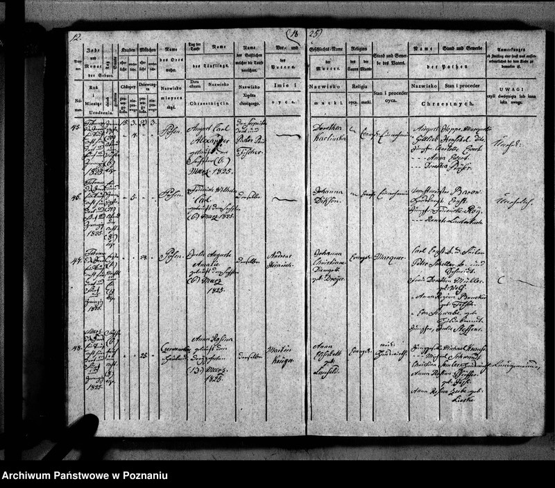 image.from.unit.number "Duplikat der Getauften, Getrauten, Verstorbenen"