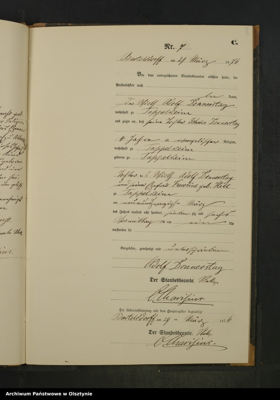 image.from.unit.number "Sterbe-Neben-Register Nr 1 - 46"