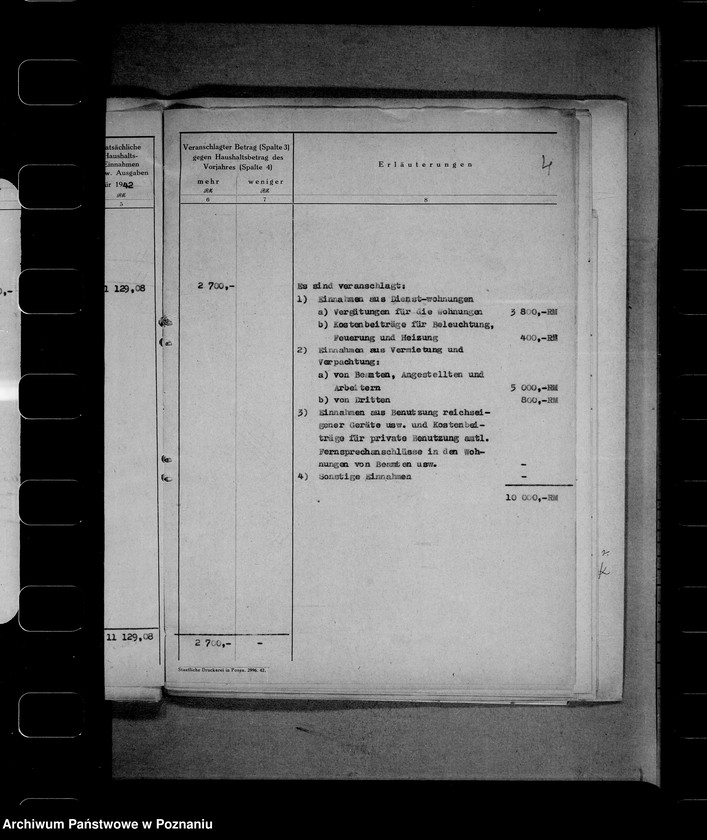 Obraz 8 z jednostki "Zapotrzebowanie kredytów dla Reichswasserwirtschaftsverwaltung"