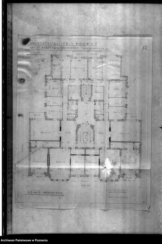 Obraz 10 z jednostki "Dienstgebäude des Reichsstatthälters Dr. Wilmsstrasse 58 - Poznań"