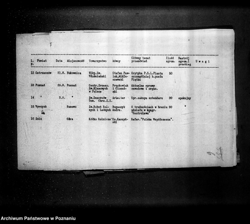 Obraz 10 z jednostki "Sprawozdania sytuacyjne tygodniowe za czas od 31 sierpnia do 2 października 1930 r. /44-48/"