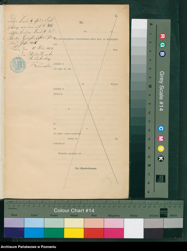 Obraz 3 z jednostki "Księga miejscowa zgonów tom III"