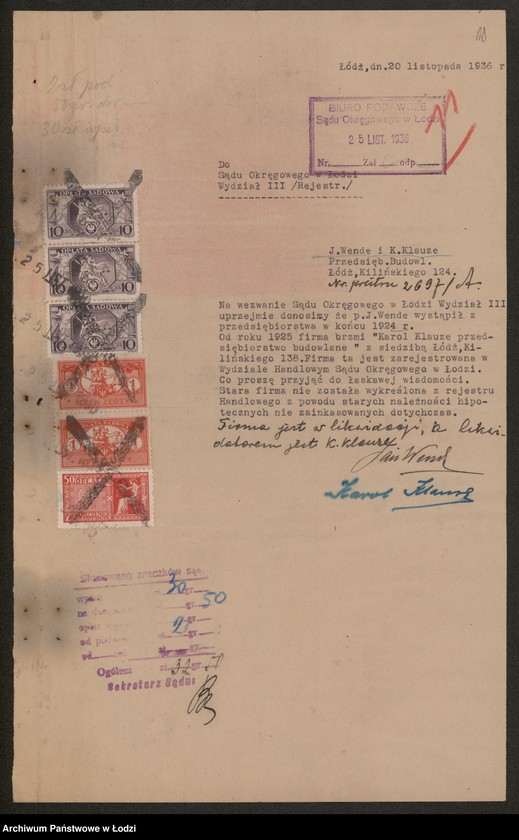 Obraz 20 z jednostki "Jan Wende i Karol Klause – przedsiębiorstwo budowlane"