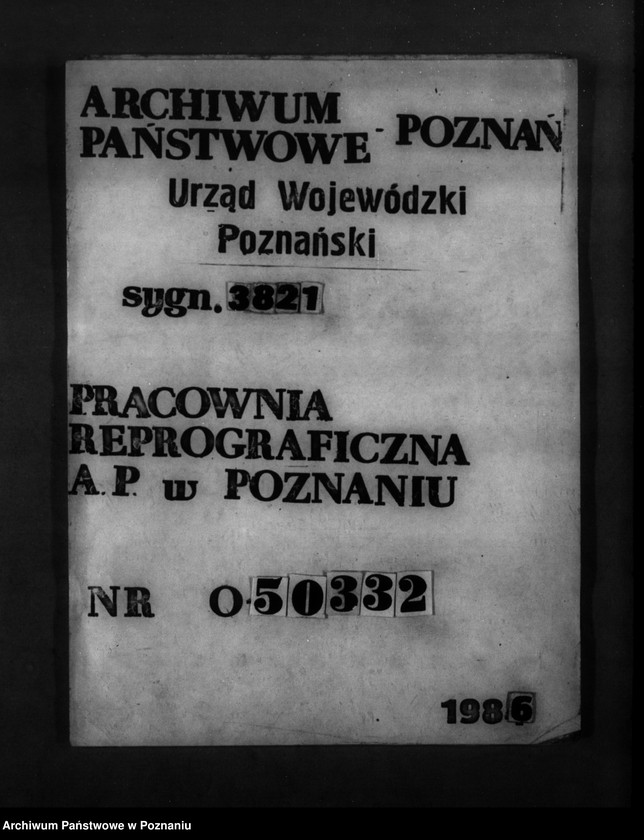 Obraz 1 z jednostki "Majętność leśna Zborowo powiat poznański"
