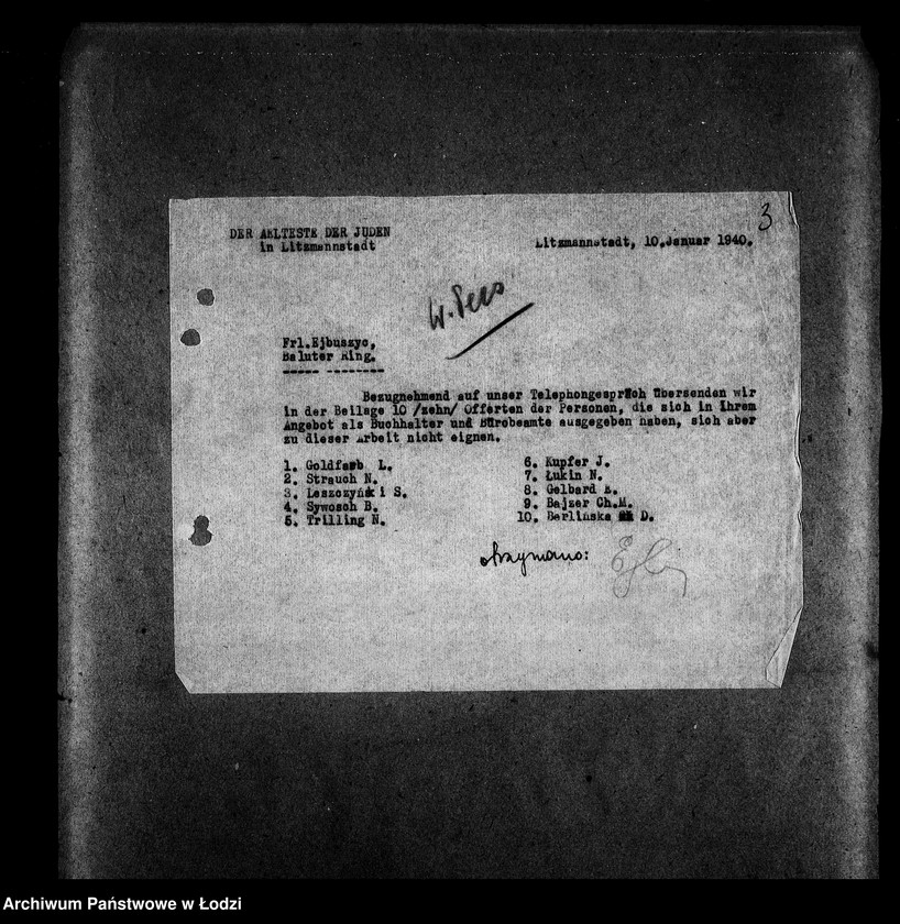 Obraz 6 z jednostki "[Korespondencja z wydziałami i resortami pracy w sprawach kontroli]"