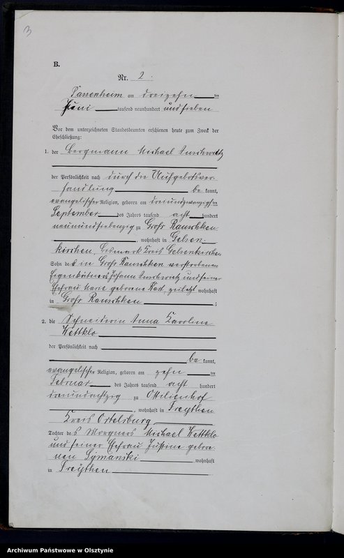 image.from.unit.number "Heirats-Haupt-Register Nr 1 - 9 [1907], Nr 1-11 [1908], Nr 1-16 [1909], Nr 1-12 [1910]"