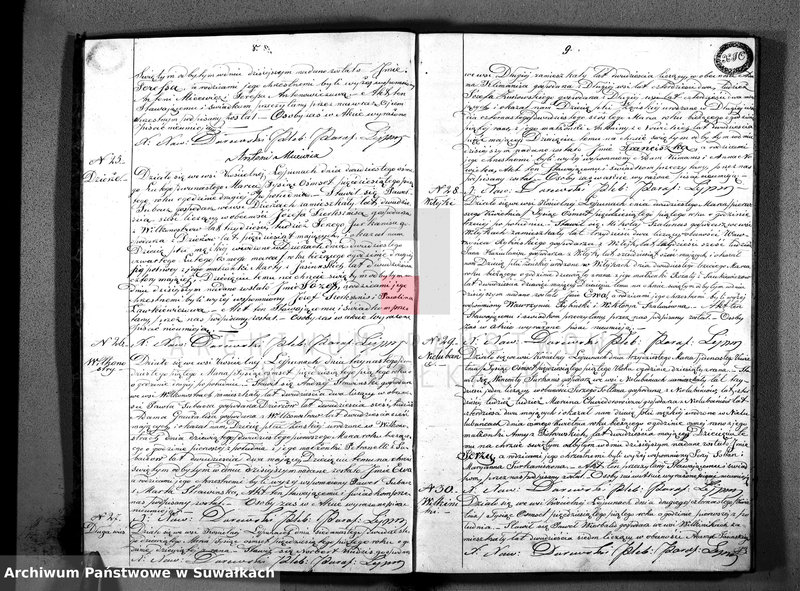 image.from.unit.number "Księga Duplikat Aktów Urodzenia, Małżeństw i Zejscia Parafii Lejpuńskiej z Roku 1855"