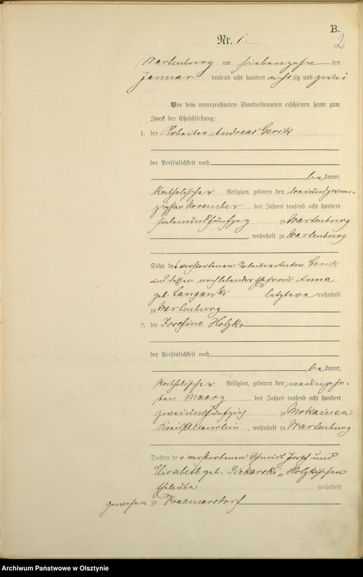 image.from.unit.number "Heiraths-Haupt-Register Nr 1 - 39"