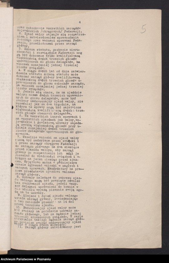 Obraz 8 z jednostki "Korespondencja Związku Weteranów Powstań Narodowych Rzeczypospolitej Polski i Związku Powstańców Wielkopolskich z F.Z.O.O."