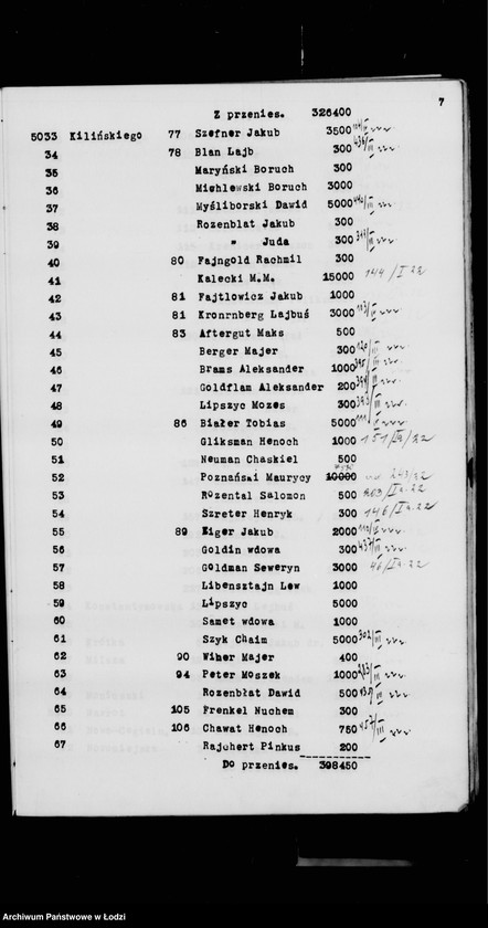 Obraz 10 z jednostki "Rejestr poborczy"