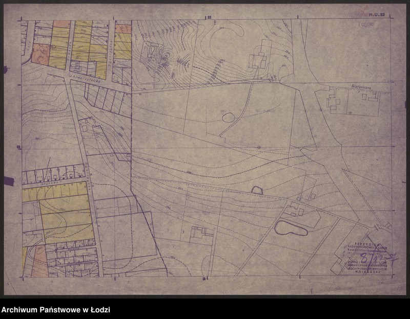 Obraz 10 z jednostki "Plan m. Łodzi 1:2000. Sekcja NO23"