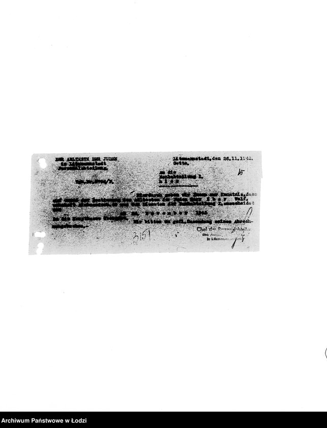 Obraz 18 z jednostki "[Korespondencja z wydziałami w sprawach personalnych, zatrudnienia i płac]"