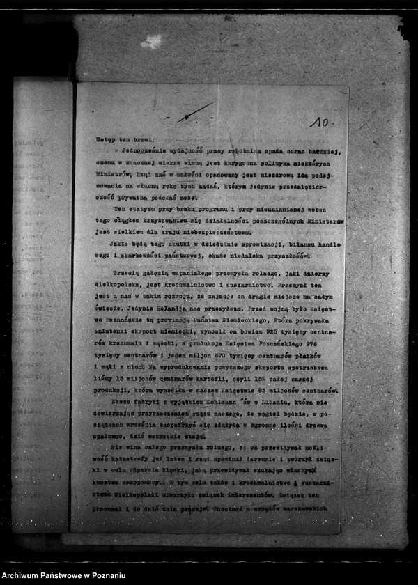 Obraz 14 z jednostki "Sprawy szczegółowo-administracyjne Zabezpieczenie uprawy rolnej - Korespondencja"