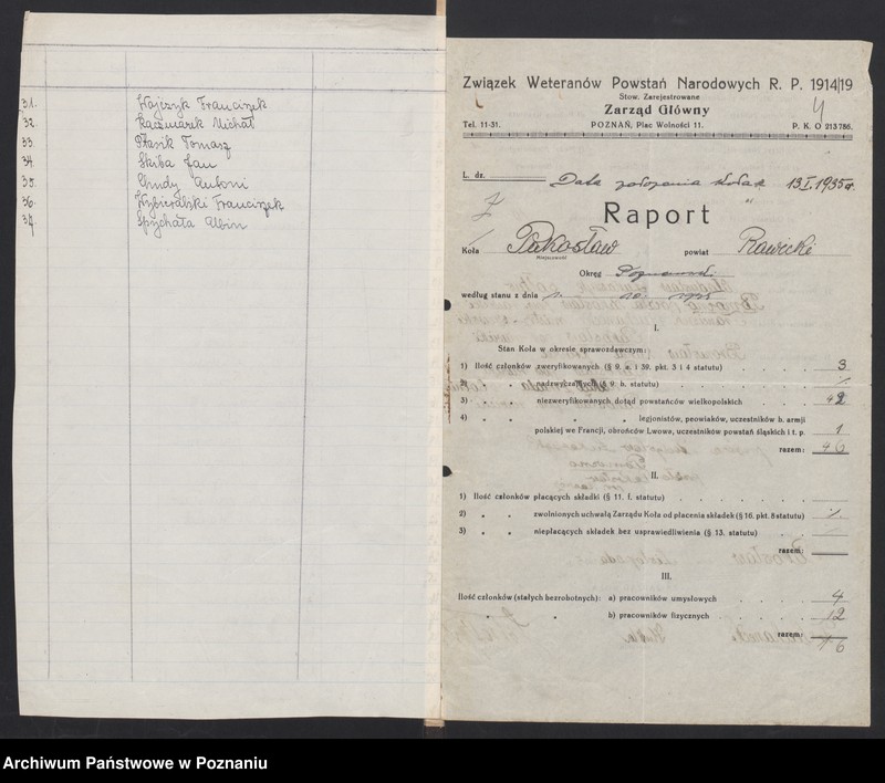 Obraz 7 z jednostki "Pakosław, powiat Rawicz - akta koła."