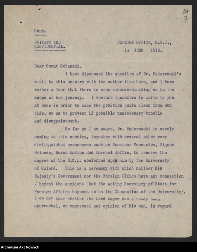 image.from.unit.number "Korespondencja dotycząca nadania dyplomów doktoratów honoris causa przez uniwersytety amerykańskie, angielskie. Przemówienia I. J. Paderewskiego na uroczystościach nadania mu dyplomów. Dyplomy: Doctor of Laws, honoris causa, Columbia University; patrz t.1015,1082, 1204; brak s.1-4,40-45,57-73,107-126 (25 VII 2003 r.)"