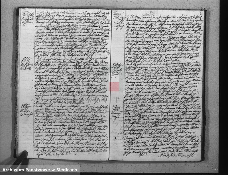 Obraz 7 z jednostki "[Akta urodzeń, małżeństw, zgonów]"