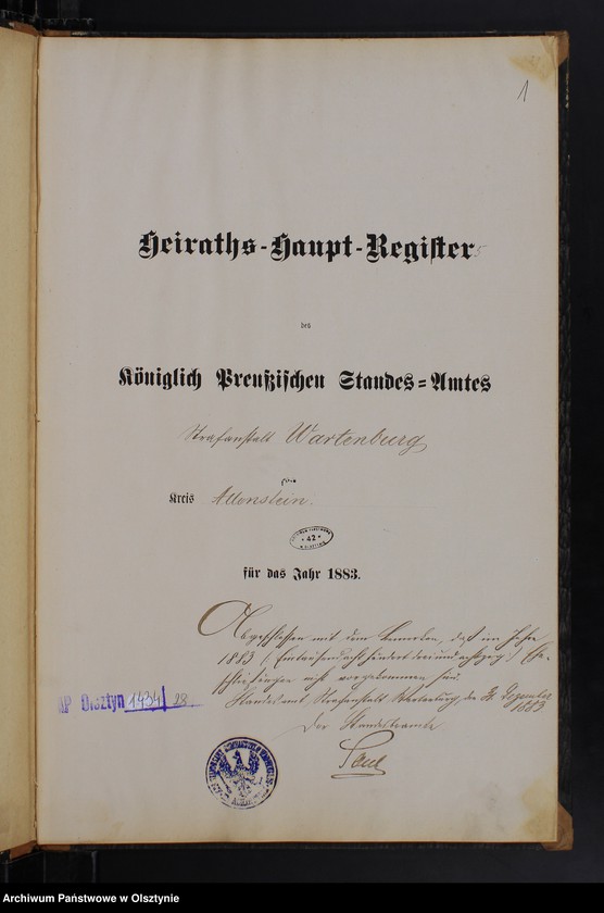 image.from.unit.number "Heiraths-Haupt-Register wpisów nie było/"