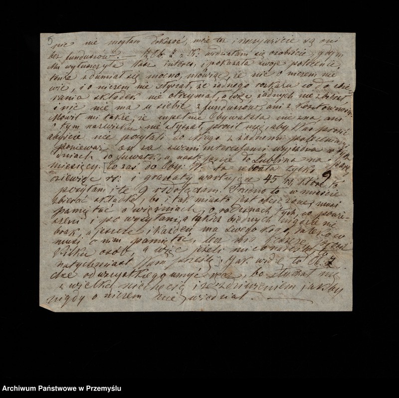 Obraz 15 z kolekcji "O powstaniu styczniowym w wybranych aktach z zasobu Archiwum Państwowego w Przemyślu111"