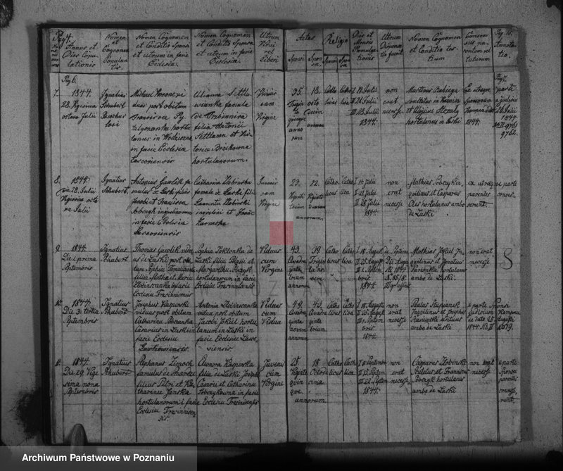 Obraz 6 z jednostki "Duplikat urodzonych, zaślubionych i zmarłych"