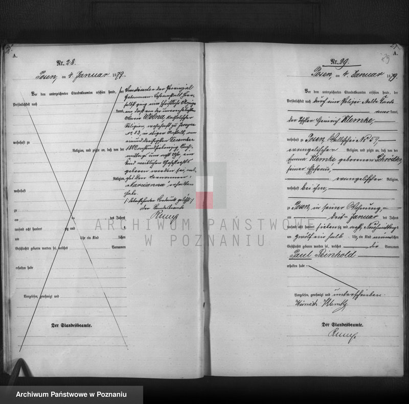 Obraz 17 z jednostki "Księga urodzeń t. I"