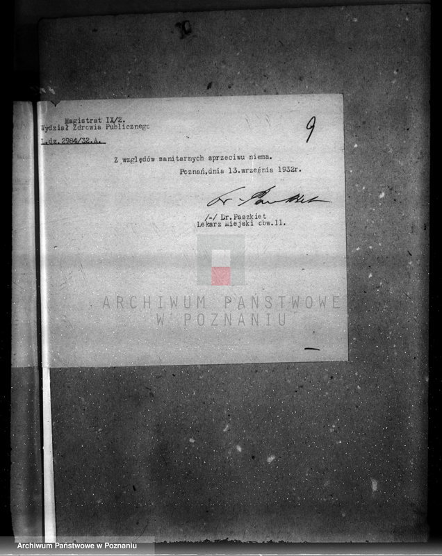 Obraz 13 z jednostki "Zatwierdzenie zakładu przemysłowego /firmy przemysłu smołowego/ Spółka z o.o. dawniej Lindenberg Poznań nr woj. 556"