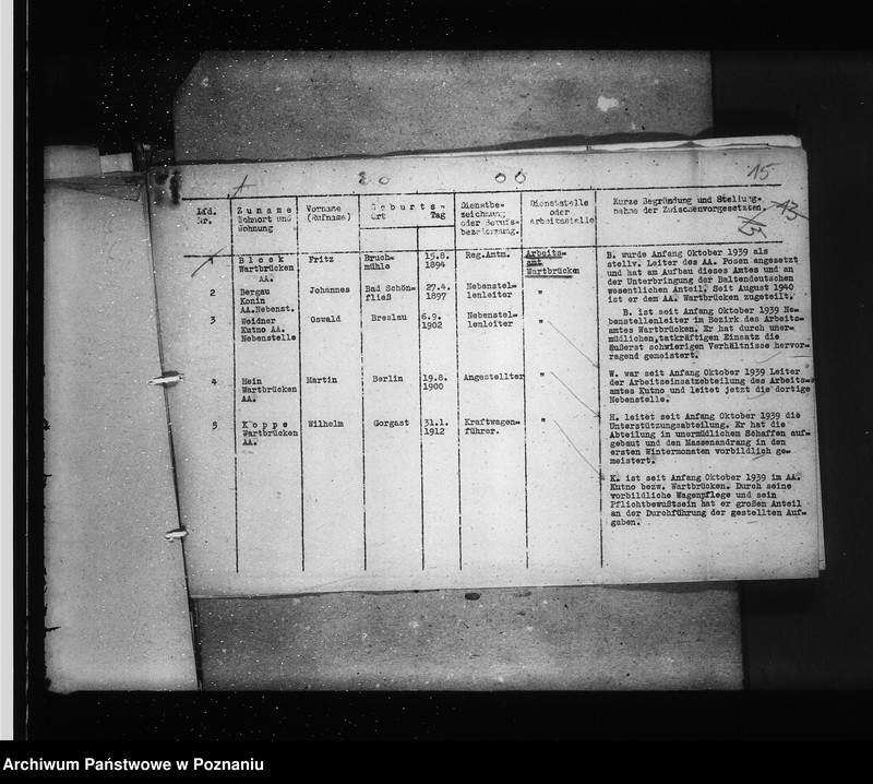 Obraz 19 z jednostki "Kriegsverdienstkreuze- Abteilung Arbeit"